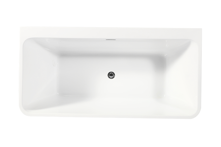 309 Household Bright White acrylic freestanding bathtub
