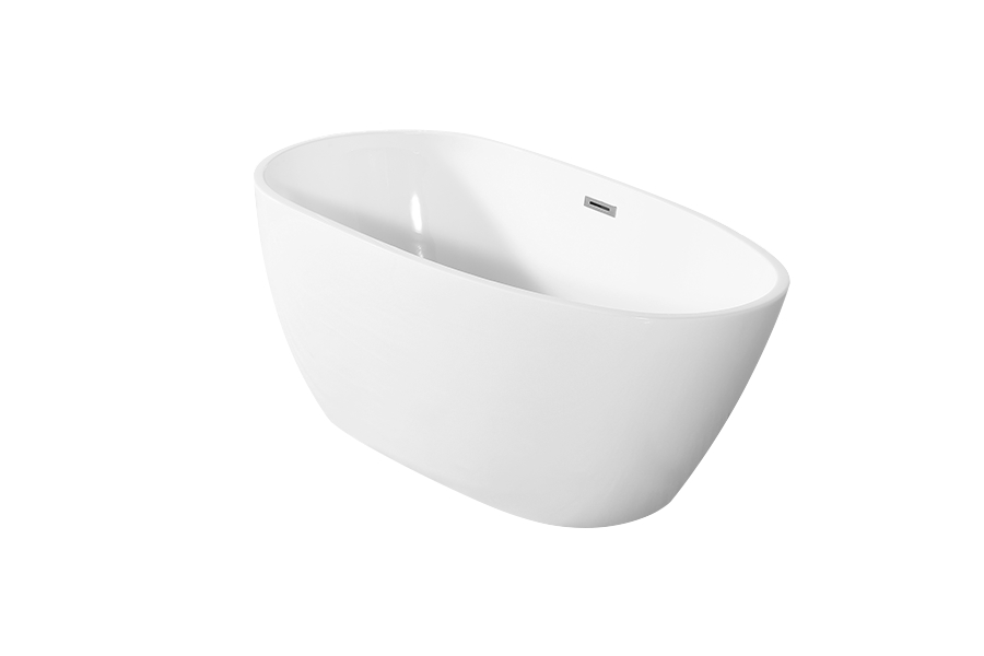 326 Acrylic bathtub abnormal shape freestanding tub integrated bathtub for hotel and homestay