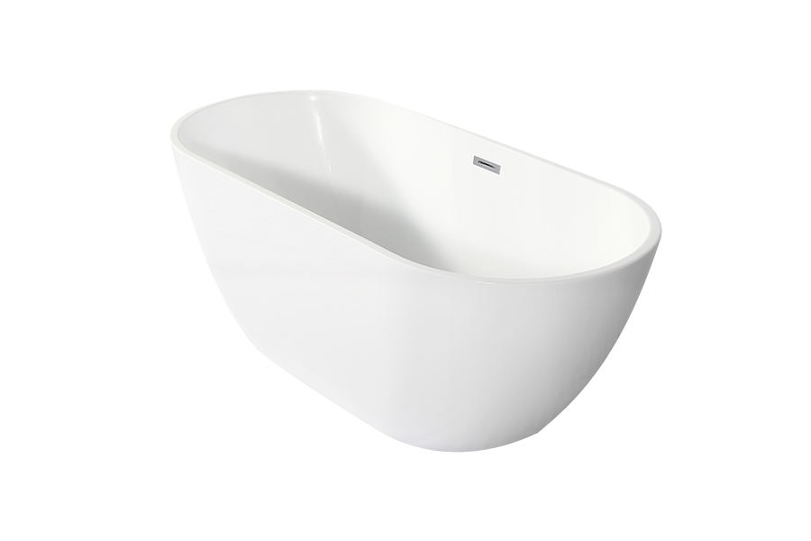 327 European type simple Freestanding household acrylic bathtub