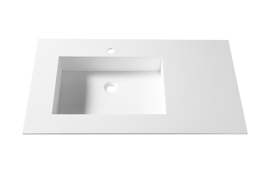 Artificial stone bathroom counter washbasin