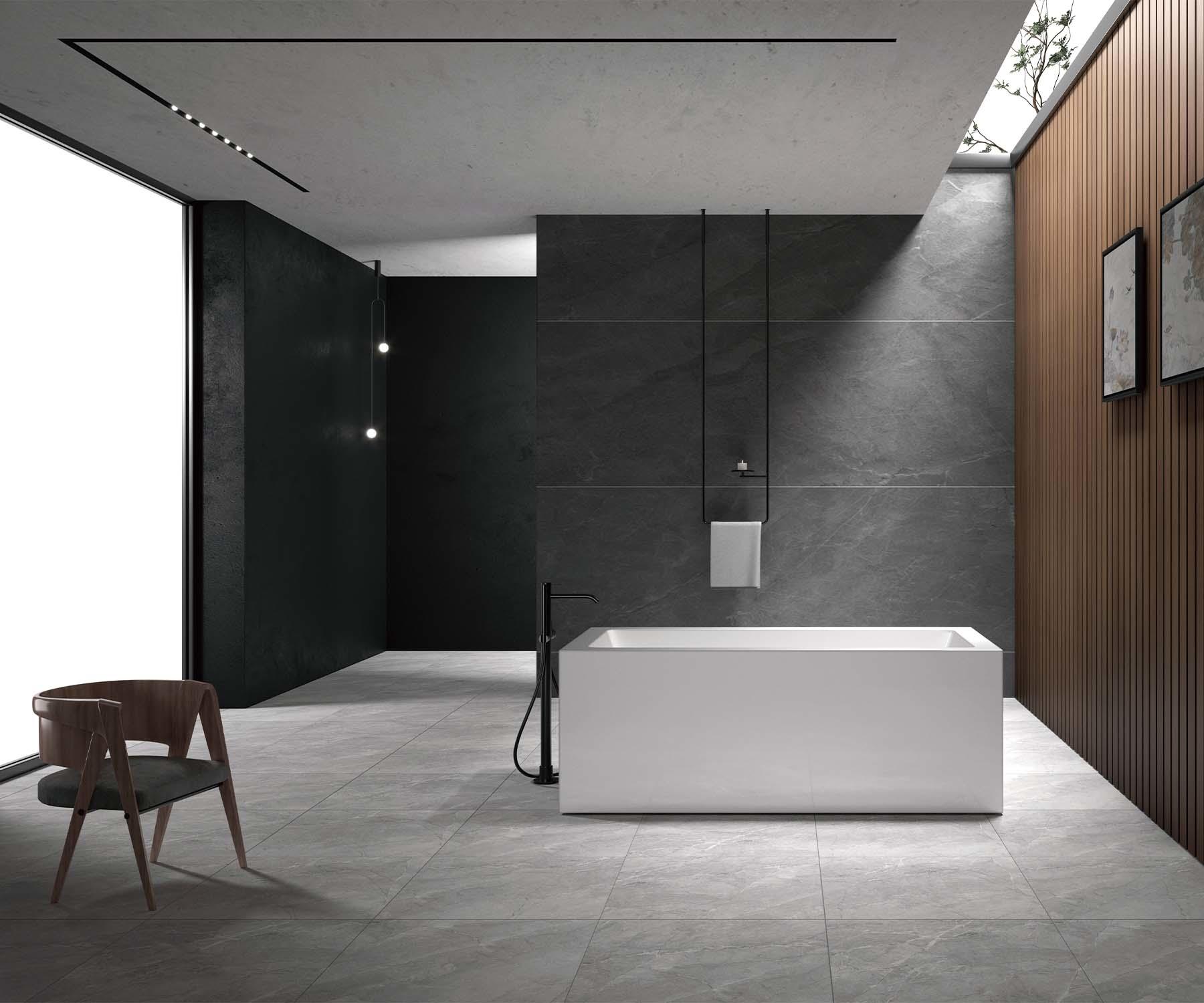308 Household Freestanding ingot-shaped bathtub